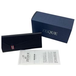 ΨΨ ZEQUE 偏光サングラス　フーバＤ-1962箱付き ブラック Bランク