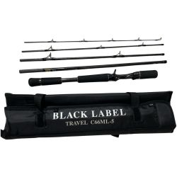 ΨΨ DAIWA ダイワ ルアーロッド　ブラックレーベル トラベル C66ML-5 ケース付 05807157 Bランク