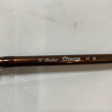 ΨΨ K.Bullet フライロッド　ストリーム #5 9ＦＴ ケース付き リール付き