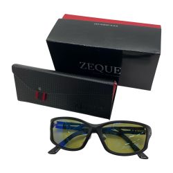 ΨΨ ZEQUE 偏光サングラス　 ゼクー バイ ジールオプティクス箱付き Aランク