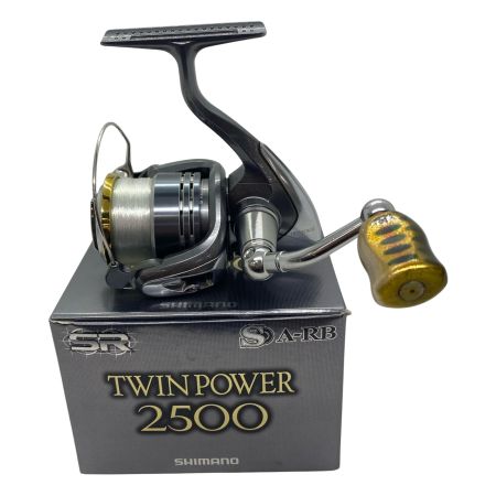 ΨΨ SHIMANO シマノ スピニングリール　08ツインパワー 2500 キズ有 箱付 スプール表記剥がれています 02233