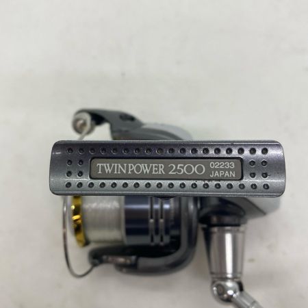 ΨΨ SHIMANO シマノ スピニングリール　08ツインパワー 2500 キズ有 箱付 スプール表記剥がれています 02233
