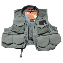 ΨΨ SIMMS  フィッシングベスト  グリーン Aランク