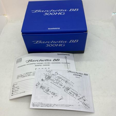 ΨΨ SHIMANO シマノ  両軸リール　バルケッタ BB 300HG  044105