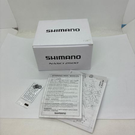 SHIMANO シマノ スピニングリール　21ナスキー2500 043160