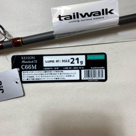 ΨΨ tailwalk テイルウォーク トラウトロッド　ケイソン ランズバック2 S C66M