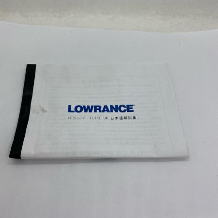 ΨΨ LOWRANCE 魚群探知機　Elite-3x
