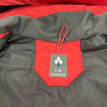 ωω mont･bell モンベル メンズ衣料 ジャケット SIZE L ドロワットパーカ 1102488 レッド