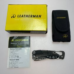 ωω LEATHERMAN アウトドア アウトドア雑貨 マルチツール キャンプ 登山 刃欠け有 TES-SKT-CX Cランク