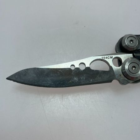 ωω LEATHERMAN アウトドア アウトドア雑貨 マルチツール キャンプ 登山 刃欠け有 TES-SKT-CX