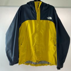 ωω  THE NORTH FACE ザノースフェイス メンズ  ウインドブレーカー SIZE L NP61930 ブラック×イエロー Cランク