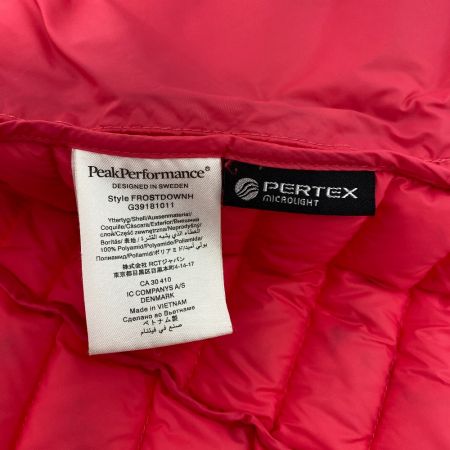 ωω Peak Performance ピークパフォーマンス メンズ ダウンジャケット  SIZE S Frost Down Jacket レッド