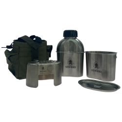 ωω PATHFINDER パスファインダー アウトドアクッキングセット CANT TEEN COOKING SET  Bランク