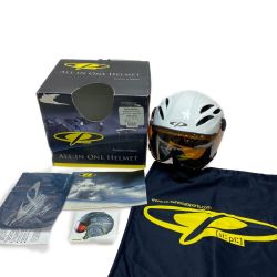 §§ EVERNEW エバニュ オールインワンヘルメット ホワイト Bランク