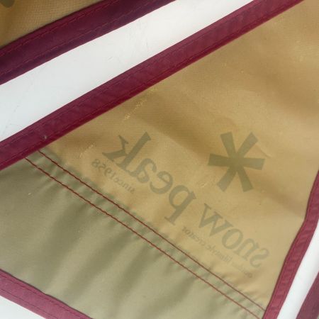 ωω snowpeak スノーピーク アウトドア アウトドア雑貨 ペナント フラッグ 7枚セット　中古