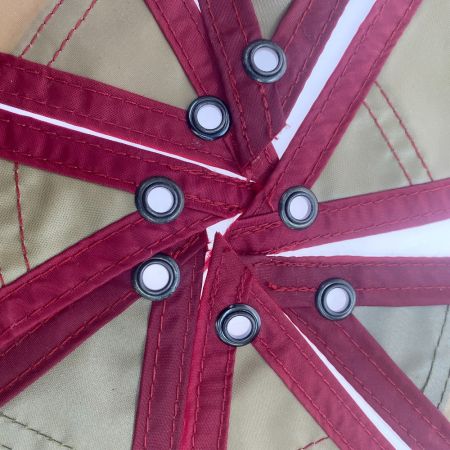 ωω snowpeak スノーピーク アウトドア アウトドア雑貨 ペナント フラッグ 7枚セット　中古