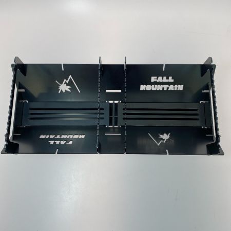 ωω FALL MOUNTAIN アウトドア BBQ 焚き火台 ダブルセット&スリット鉄板