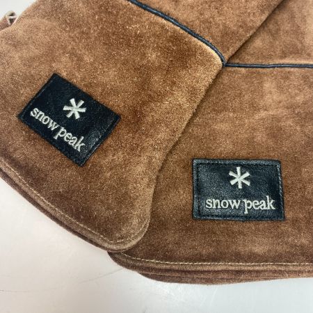 ωω snowpeak スノーピーク グローブ UG-023BR ファイヤーサイドグローブブラウン キャンプ　アウトドア　 UG-023BR
