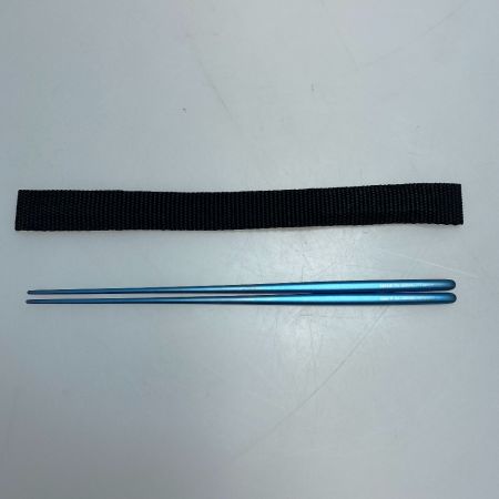 ωω snowpeak スノーピーク チタン先細箸 ブルー　キャンプ　青　アウトドア　カトラリー SCT-115