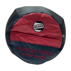 ωω ISUKA 1000EXアルファライト アウトドア シュラフ マミー型シュラフ カラー マルベリー ブラック Bランク
