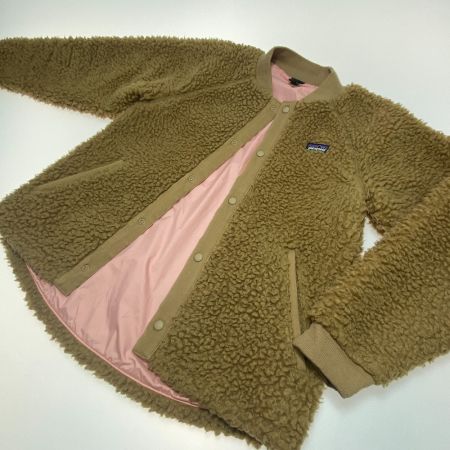  Patagonia パタゴニア キッズ衣料 ジャケット ボアジャケット 秋冬物 SIZE XL 無地 65415FA19 ブラウン