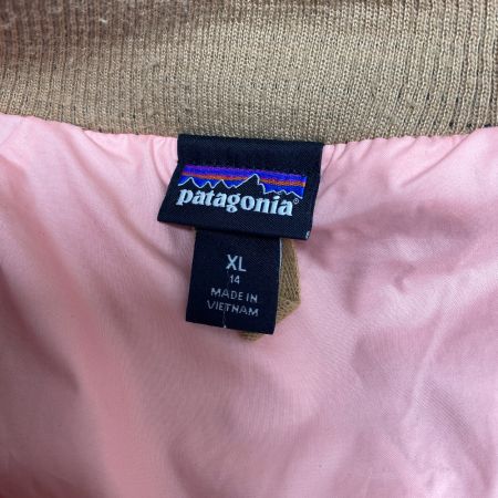  Patagonia パタゴニア キッズ衣料 ジャケット ボアジャケット 秋冬物 SIZE XL 無地 65415FA19 ブラウン
