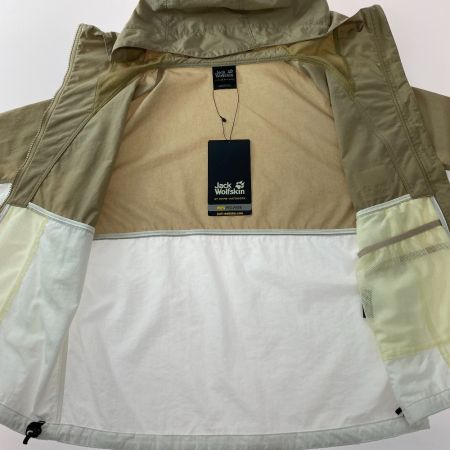  Jack Wolfskin ジャックウルフスキン メンズジャケット 秋物 SIZE S 5024562 ベージュ×ホワイト