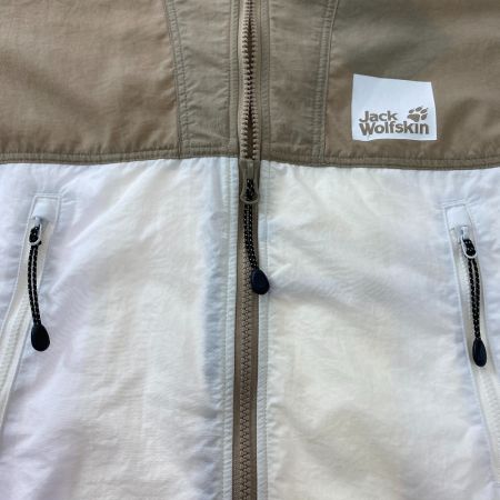  Jack Wolfskin ジャックウルフスキン メンズジャケット 秋物 SIZE S 5024562 ベージュ×ホワイト