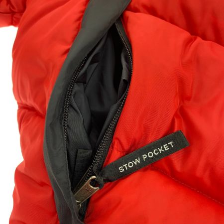 ωω THE NORTH FACE ザノースフェイス メンズダウンジャケット 冬物 SIZE L  RN61661 レッド×ブラック