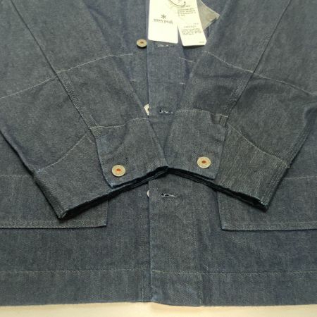 ωω snowpeak スノーピーク メンズ衣料 ジャケット デニムジャケット  春秋物 ブランド SIZE L メンズ TAKIBI Denim Jaket ネイビー