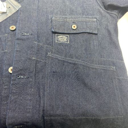 ωω snowpeak スノーピーク メンズ衣料 ジャケット デニムジャケット  春秋物 ブランド SIZE L メンズ TAKIBI Denim Jaket ネイビー