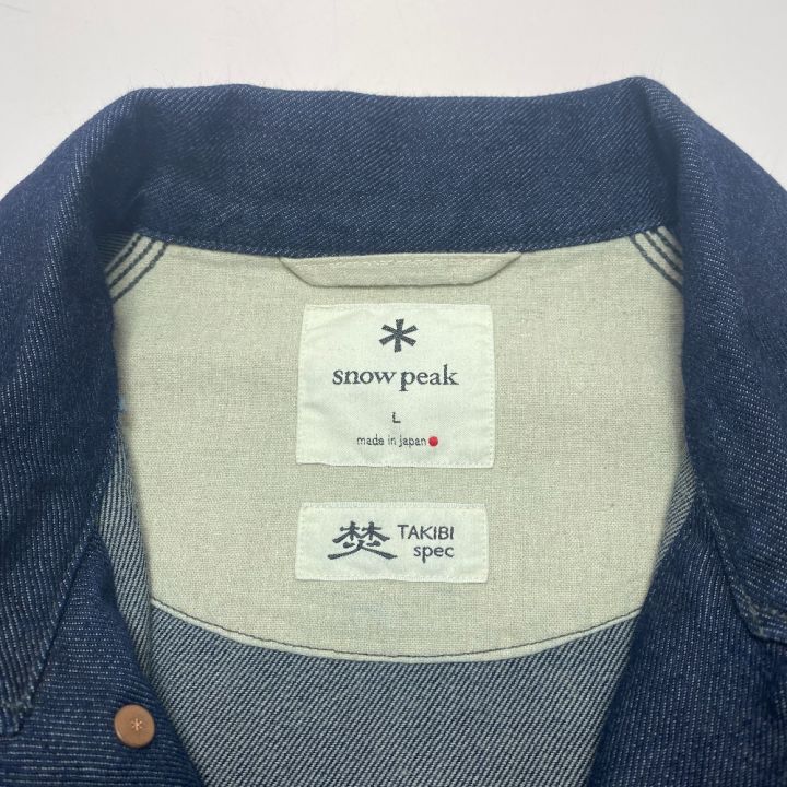 ωω snowpeak スノーピーク メンズ衣料 ジャケット デニムジャケット 