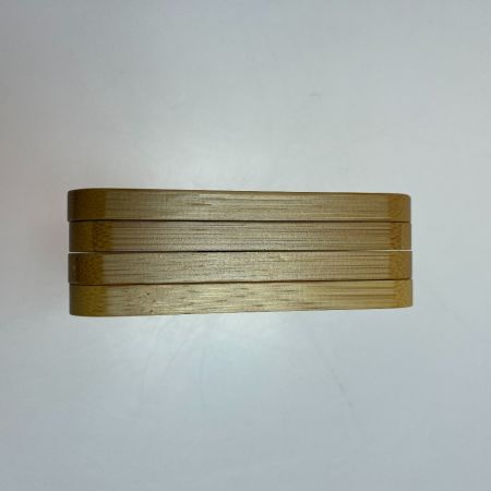 ωω snowpeak スノーピーク アウトドア雑貨 竹製コースター4枚セット