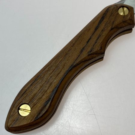 ωω FEDECA アウトドア雑貨 ナイフ ビルマチーク　折畳式　料理ナイフ