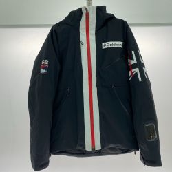 ωω GOLDWIN ゴールドウィン スキーウェア メンズ SIZE L G10323RP 英国チームレプリカモデル ブラック×ホワイト Bランク