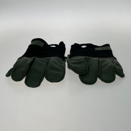 ωω THE NORTH FACE ザノースフェイス アウトドア雑貨 焚き火グローブ  ブラック×グリーン キャンプ NN12204