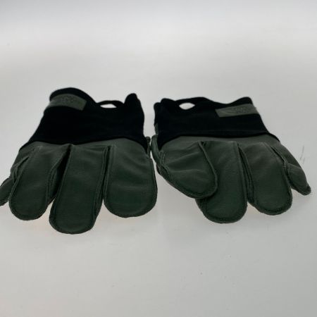 ωω THE NORTH FACE ザノースフェイス アウトドア雑貨 焚き火グローブ  ブラック×グリーン キャンプ NN12204