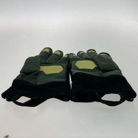 ωω THE NORTH FACE ザノースフェイス アウトドア雑貨 焚き火グローブ  ブラック×グリーン キャンプ NN12204