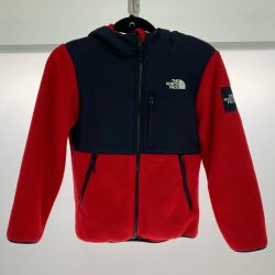 §§ THE NORTH FACE ザノースフェイス デナリフリースジャケット キッズ  140cm  NAJ61701 レッド×ブラック Bランク