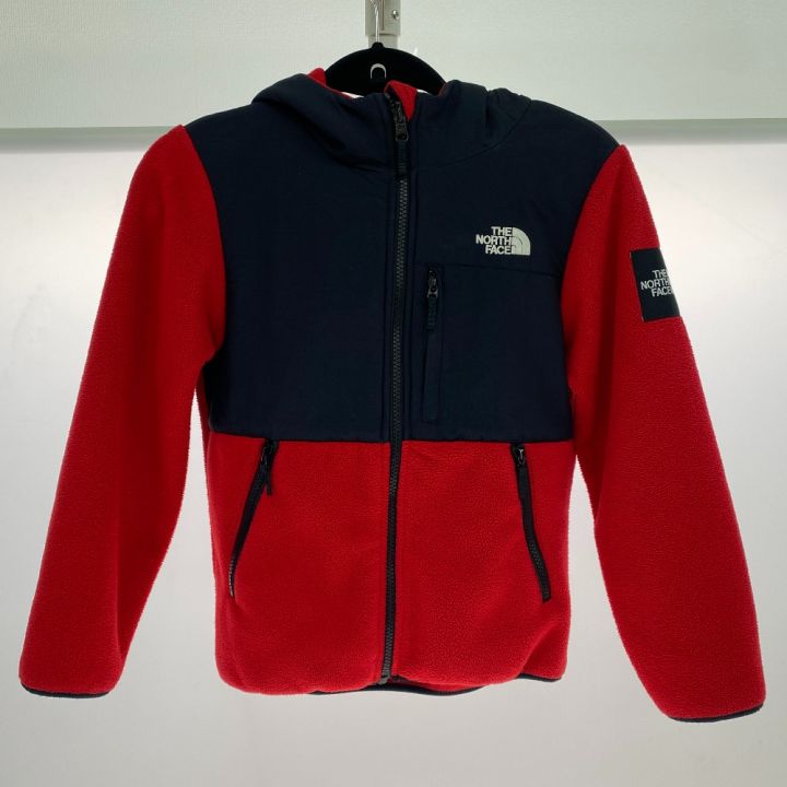 THE NORTH FACE ザノースフェイス デナリフリースジャケット キッズ 140cm NAJ61701 レッド ×ブラック｜中古｜なんでもリサイクルビッグバン