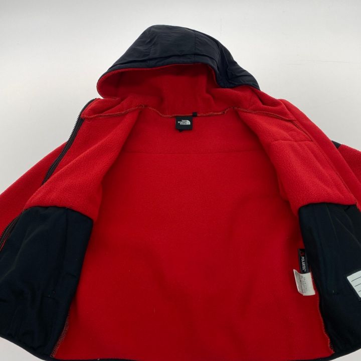 THE NORTH FACE ザノースフェイス デナリフリースジャケット キッズ 140cm NAJ61701 レッド ×ブラック｜中古｜なんでもリサイクルビッグバン