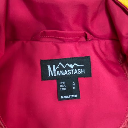 MANASTASH マナスタッシュ ジャケット SIZE L メンズ アウター 冬物 レッド×イエロー