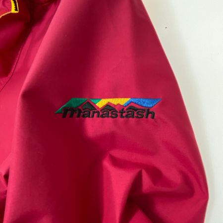 MANASTASH マナスタッシュ ジャケット SIZE L メンズ アウター 冬物 レッド×イエロー