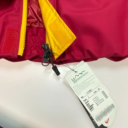  MANASTASH マナスタッシュ ジャケット SIZE L メンズ アウター 冬物 レッド×イエロー