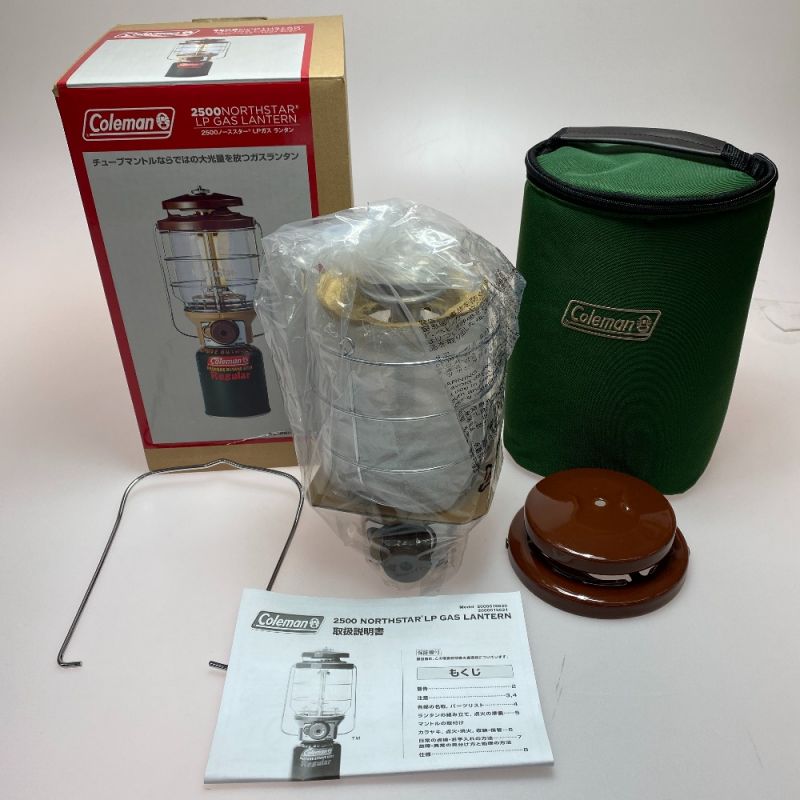 中古】ωω Coleman コールマン ガスランタン キャンプ 未使用品(S