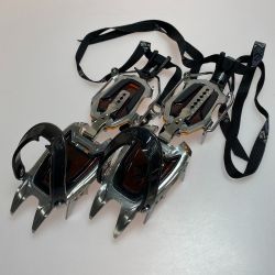 ωω Black Diamond ブラックダイアモンド アイゼン アウトドア 登山  オレンジシルバー ケース付き Bランク