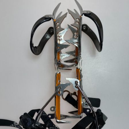 ωω Black Diamond ブラックダイアモンド アイゼン アウトドア 登山  オレンジシルバー ケース付き