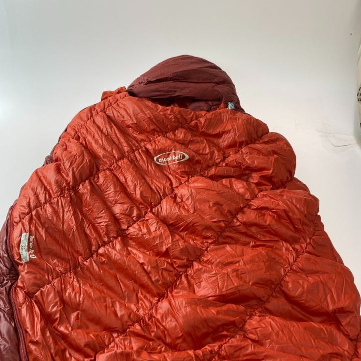 ωω mont・bell モンベル マミー型シュラフ Burrow Bag#0 アウトドア 