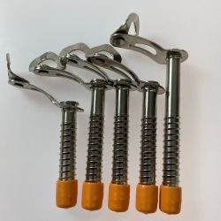 ωω PETZL アウトドア 登山 アイススクリュー ５本セット Cランク