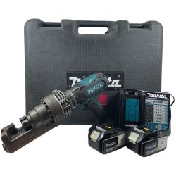 κκ MAKITA マキタ 工具 電動工具 鉄筋カッター  中古品(B) 充電器・充電池2個・ケース付 コードレス式 16mm 18v　4286 SC162D グリーン Bランク